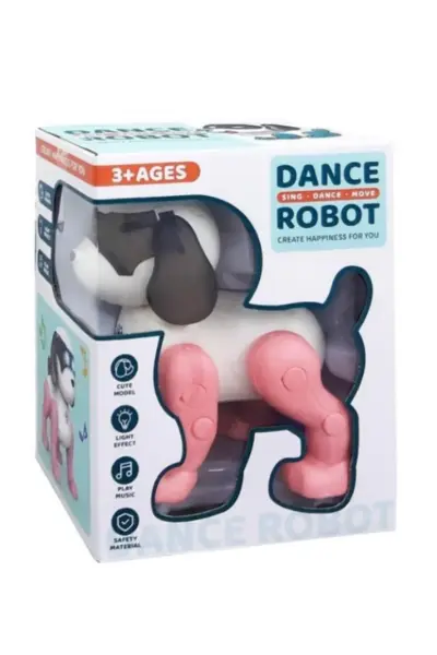 Dans Eden Işıklı ve Müzikli Robot Köpek Oyuncağı