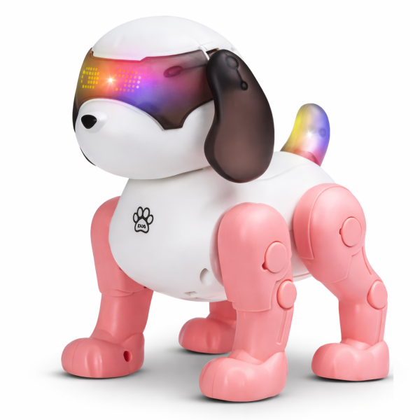 Dans Eden Işıklı ve Müzikli Robot Köpek Oyuncağı Pembe