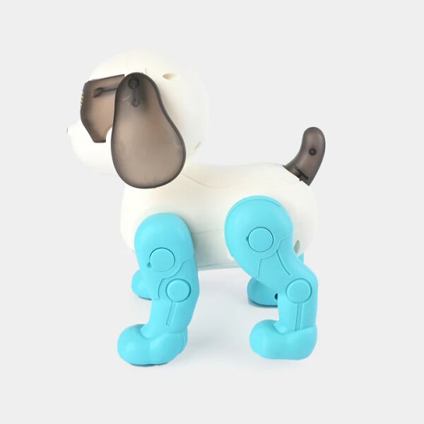 Dans Eden Işıklı ve Müzikli Robot Köpek Oyuncağı Mavi