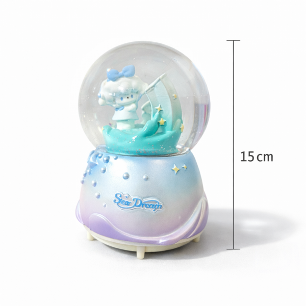 Pilli Müzikli Kar Küresi Müzik Kutusu