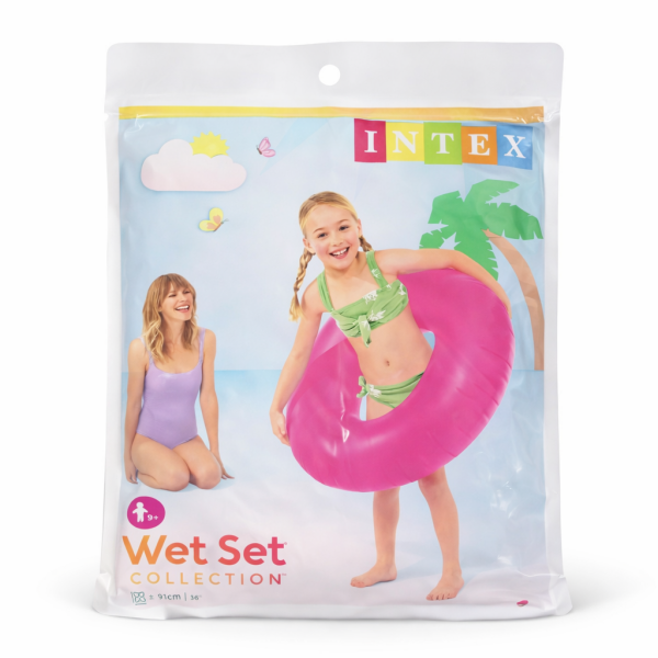 Intex Fosforlu Simit 91 cm. 3 Asorti (9+ Yaş) Pembe