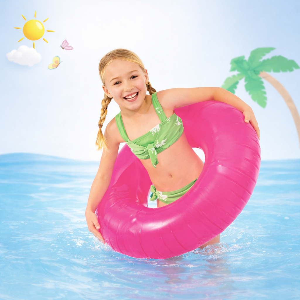 Intex Fosforlu Simit 91 cm. 3 Asorti (9+ Yaş) Pembe