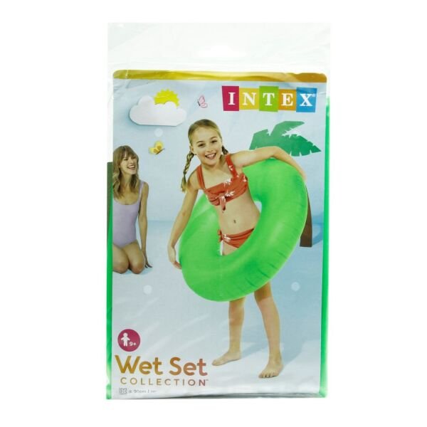 Intex Fosforlu Simit 91 cm. 3 Asorti (9+ Yaş) Yeşil