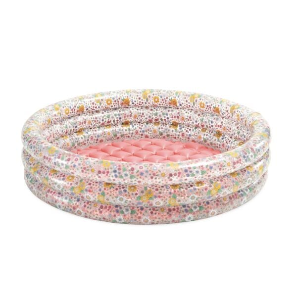 3 Boğumlu Çiçek Desenli Bebek Havuzu 86x25cm