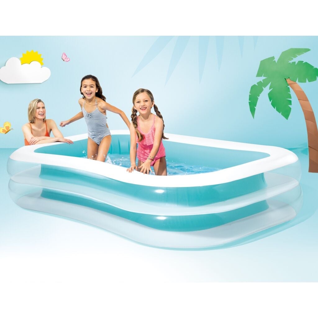 Dış Bölme Şeffaf Aile Havuzu 262x175x56 cm