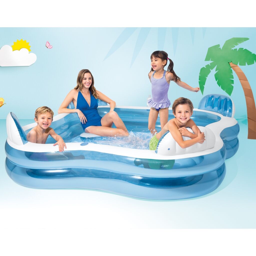 Intex Koltuklu Aile Havuzu 229x229x66 cm - 57190NP