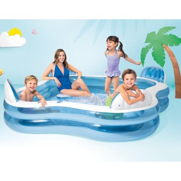 Intex Koltuklu Aile Havuzu 229x229x66 cm - 57190NP