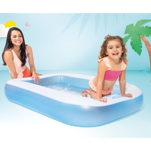 Yumuşak Tabanlı Kare Havuz 166x100x25 cm