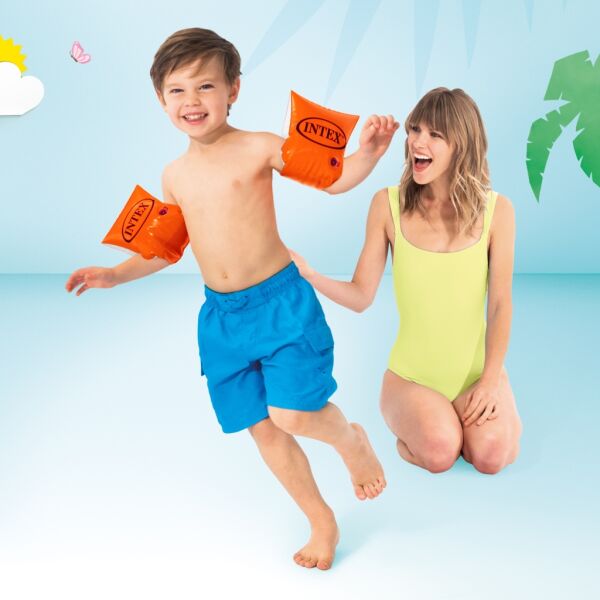 Intex Kırmızı Kolluk 23x15 cm (3-6 Yaş)