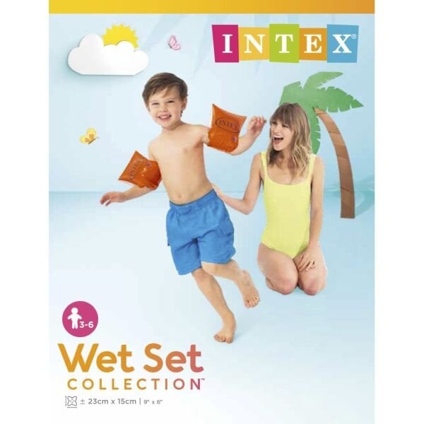 Intex Kırmızı Kolluk 23x15 cm (3-6 Yaş)