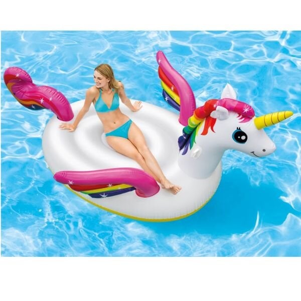 Intex Unicorn Tek Boynozlu At Tutmaçlı Ada Binici 287x193x165cm