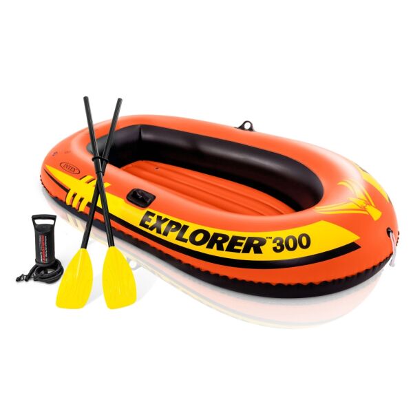Intex Explorer Üç Kişilik Bot 300 Set (Kürek-Pompa) 211x117x41 cm