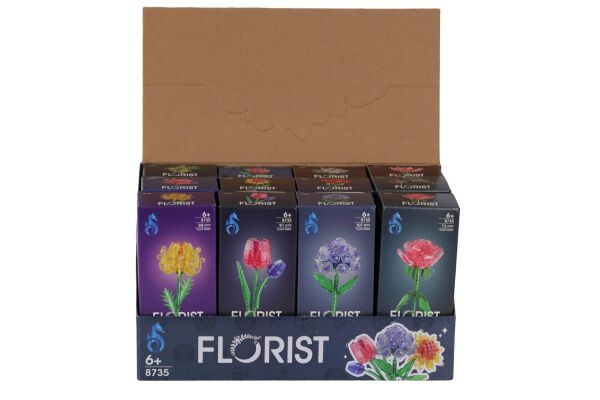 Renkli Işıklı Çiçek Yapım Seti -