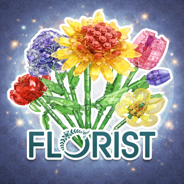 Renkli Işıklı Çiçek Yapım Seti -