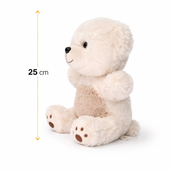 Sevimli Peluş Ayı - Yumuşak Ayıcık - 25CM Beyaz
