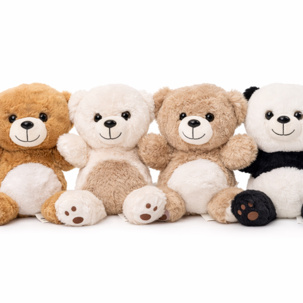 Sevimli Peluş Ayı - Yumuşak Ayıcık - 25CM Açık kahverengi