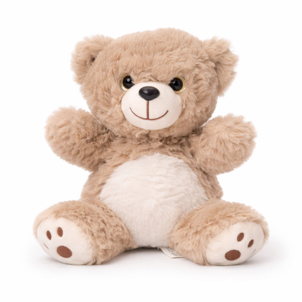 Sevimli Peluş Ayı - Yumuşak Ayıcık - 25CM Açık kahverengi