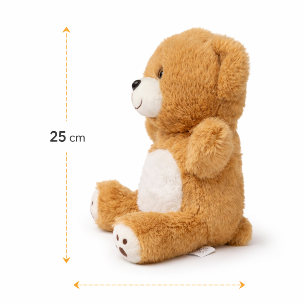 Sevimli Peluş Ayı - Yumuşak Ayıcık - 25CM kahverengi