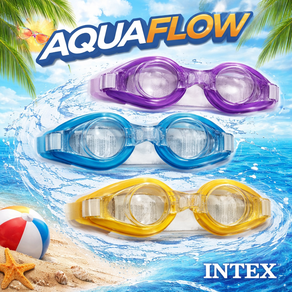 Intex AquaFlow SoftFit Çocuk Yüzme Gözlüğü