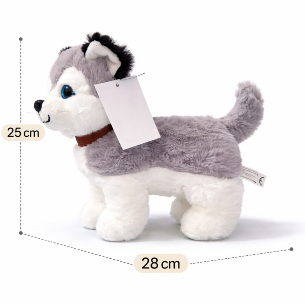 HavHav Dostlar – Sesli Peluş Köpek Gri
