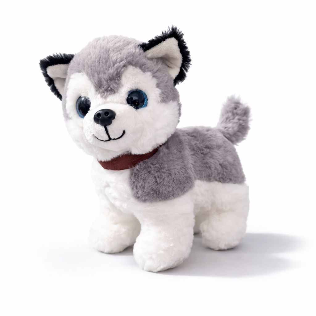 HavHav Dostlar – Sesli Peluş Köpek Gri