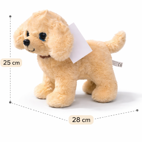 HavHav Dostlar – Sesli Peluş Köpek Açık kahverengi