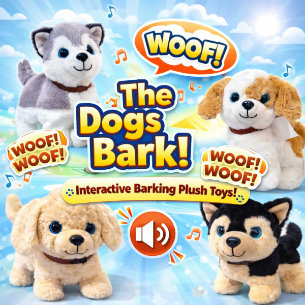 HavHav Dostlar – Sesli Peluş Köpek Kahverengi-beyaz