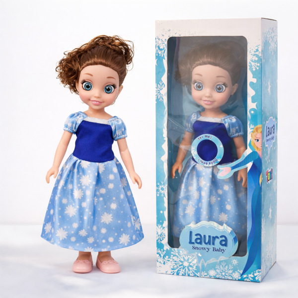 Lena Snowy Baby - Melodi Prenses Bebek (45 cm)