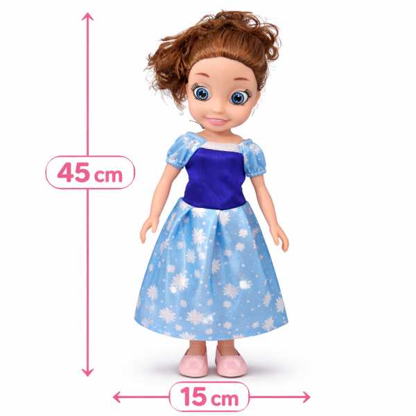 Lena Snowy Baby - Melodi Prenses Bebek (45 cm)