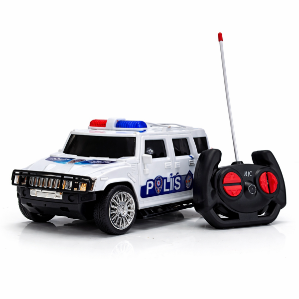 Uzaktan Kumandalı Polis Arabası -Işıklı ve Şarjlı