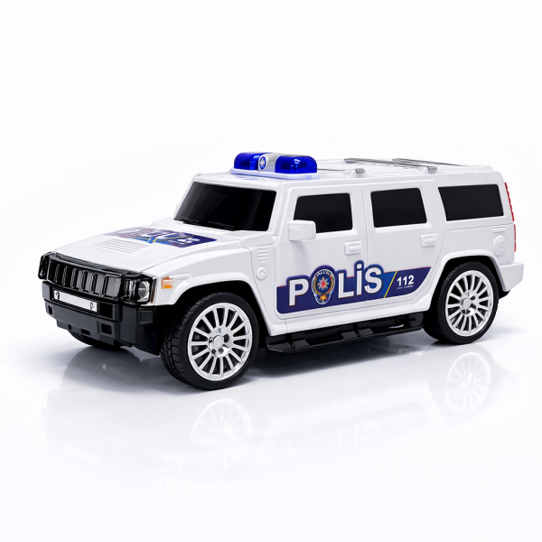 Uzaktan Kumandalı Polis Arabası -Işıklı ve Şarjlı