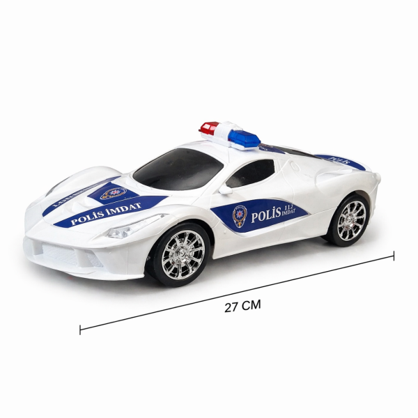 Uzaktan Kumandalı Polis Arabası 27 CM Işıklı Şarjlı 4 Yönlü Hareket