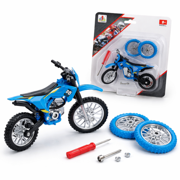 Cross Motor Oyuncak – Die Cast Motokros Motosiklet Seti DS927