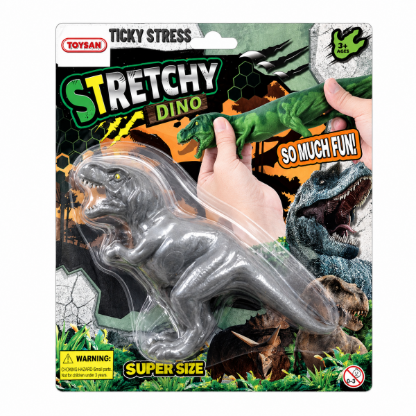 Stretch Dinozor - Yumuşak Esnek Dinozor Stres Oyuncağı 1. Model