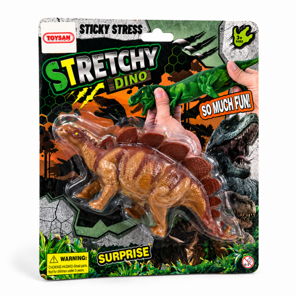 Stretch Dinozor - Yumuşak Esnek Dinozor Stres Oyuncağı 3.Model