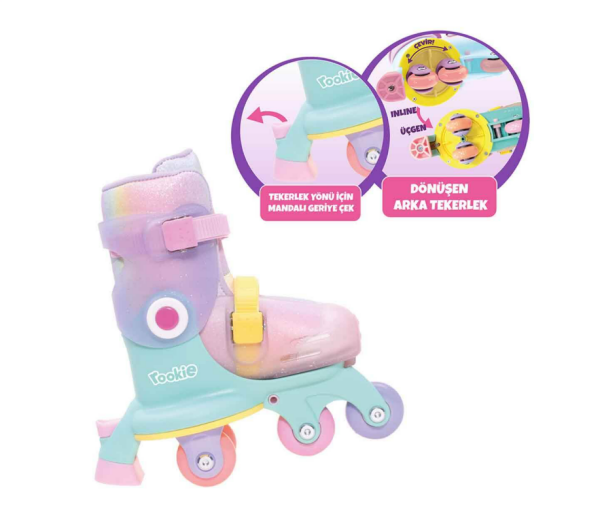 Gokidy Rookie Twisty 2in1 Ayarlanabilir Dönüşen Tekerlekli Çocuk Pateni (29-32) Numara