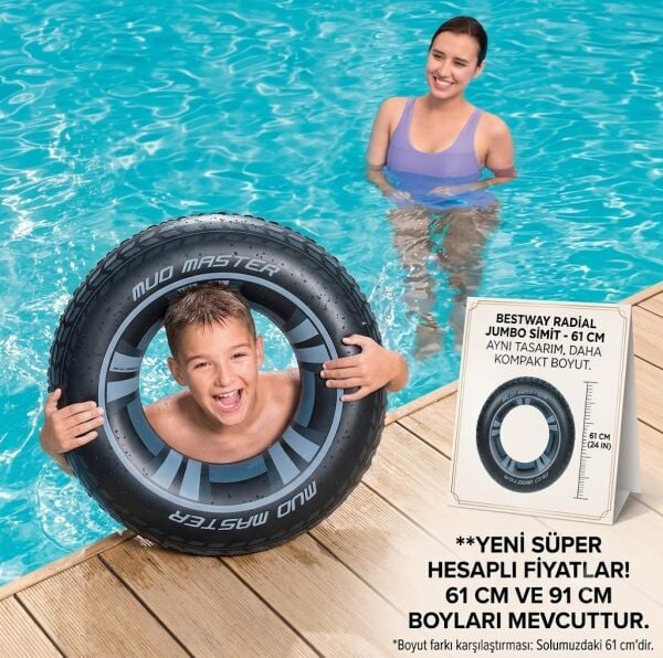 Bestway Tekerlek Yüzme Simidi 91 cm