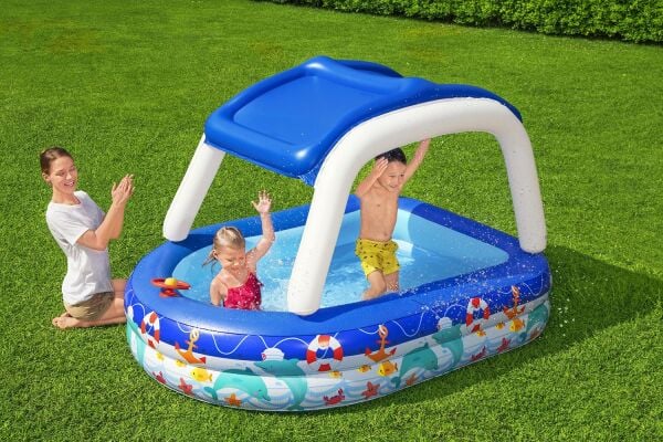 Bestway Havuz Gölgelikli Kornalı 213x155 cm