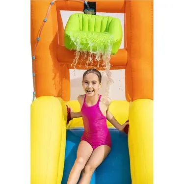 Bestway 53345 Kaydıraklı Şişme Çocuk Su Parkı - 435x286x267 cm