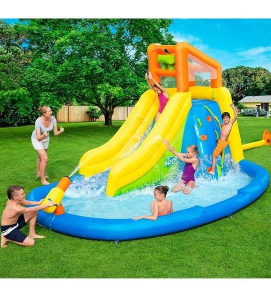 Bestway 53345 Kaydıraklı Şişme Çocuk Su Parkı - 435x286x267 cm