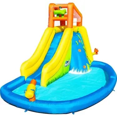 Bestway 53345 Kaydıraklı Şişme Çocuk Su Parkı - 435x286x267 cm