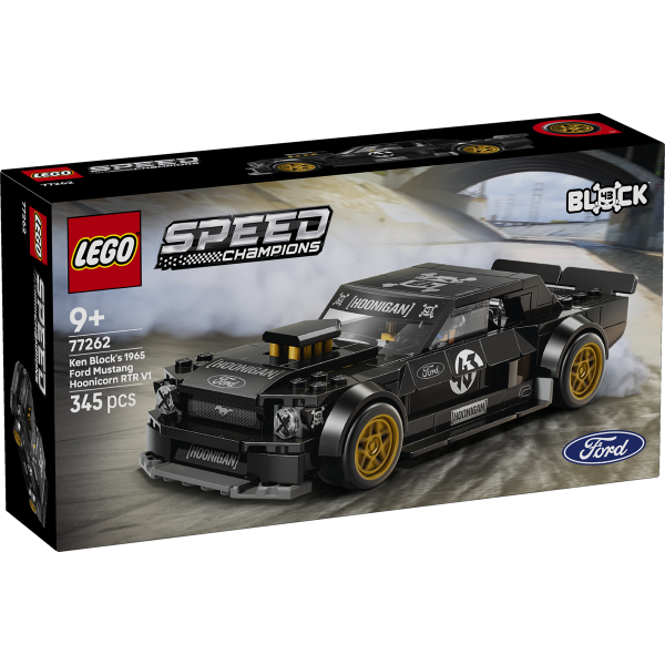 LEGO Speed Champions Ken Block'un '65 Ford Mustang Hoonicorn V1 77262 Yapım Seti (345 Parça)