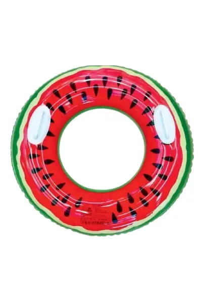 Bestway Tutmalı Büyük Boy Karpuz Desenli Şişme Simit Deniz Havuz Yüzme Simidi 100 cm