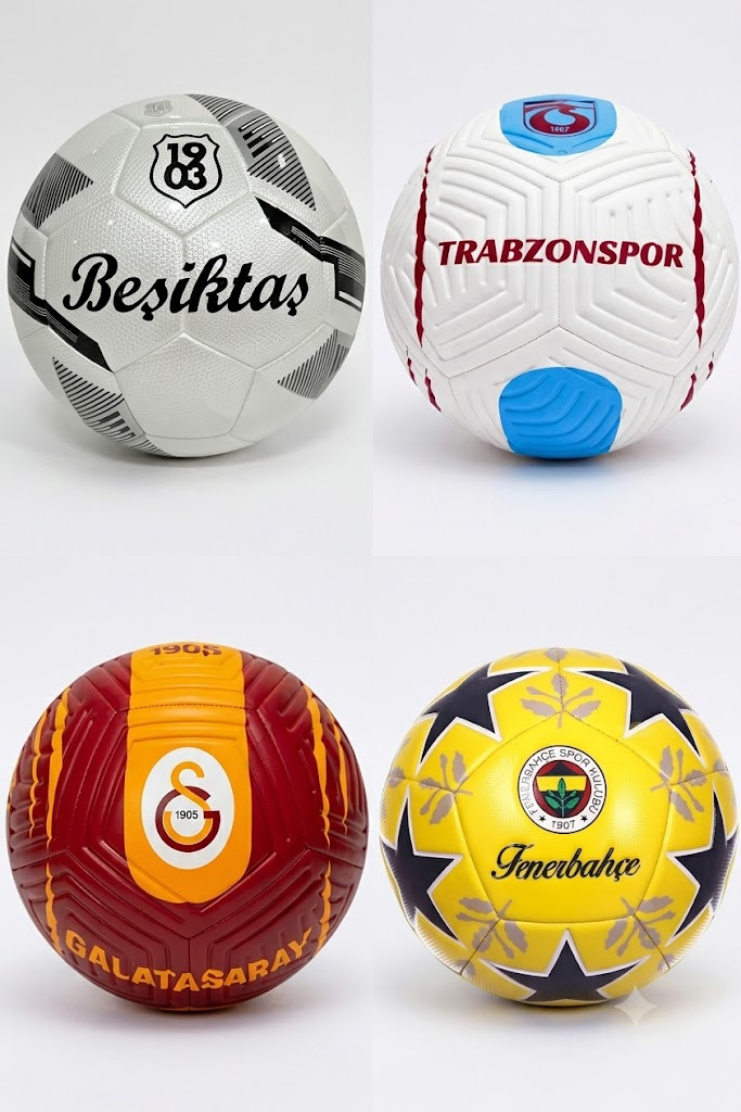 Lisanlı Beşiktaş, Galatasaray, Fenerbahçe, Trabzonspor, Futbol Topları