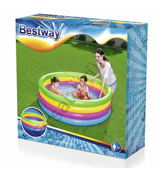 Bestway 51117, 4 Boğum, Şişme Aile Ve Çocuk Havuzu (157X46 CM)