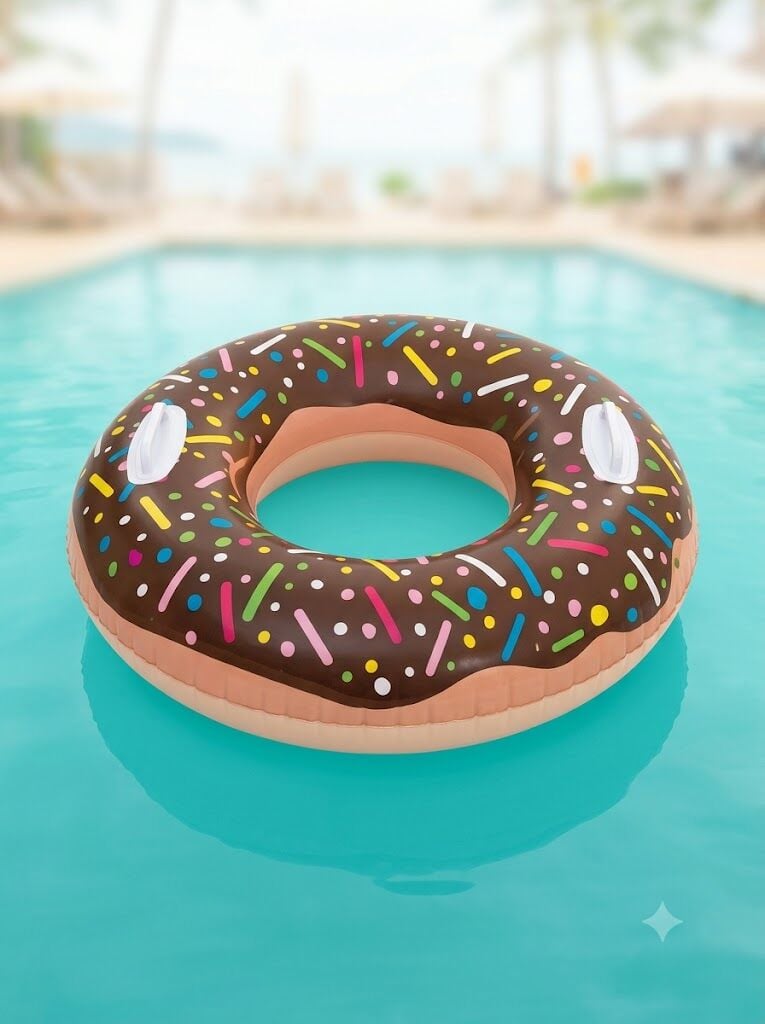 Bestway Şişme Donut Simit 75 cm Tutunmalı Deniz ve Havuz Simidi 2303026