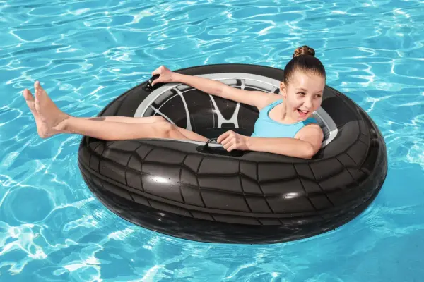 Bestway Tutunmalı Şişme Deniz Simidi Radyal Kamyon Tekeri 120 cm - 36102