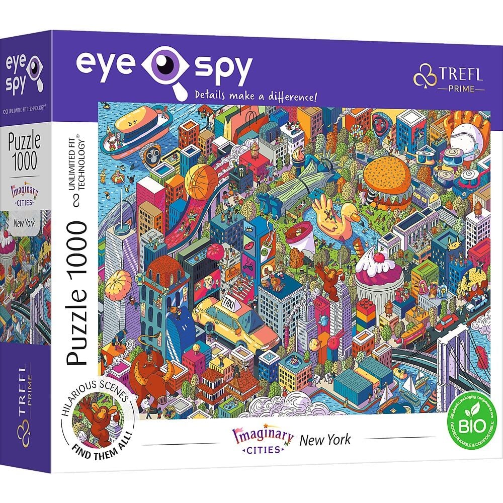 Trefl 1000 Parça Puzzle New York ABD (68,3x48cm)