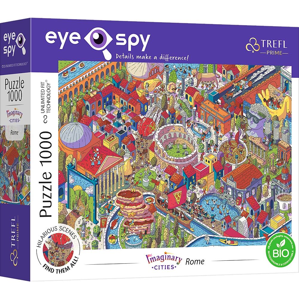 Trefl 1000 Parça Puzzle - Roma İtalya (68,3 x 48 cm)