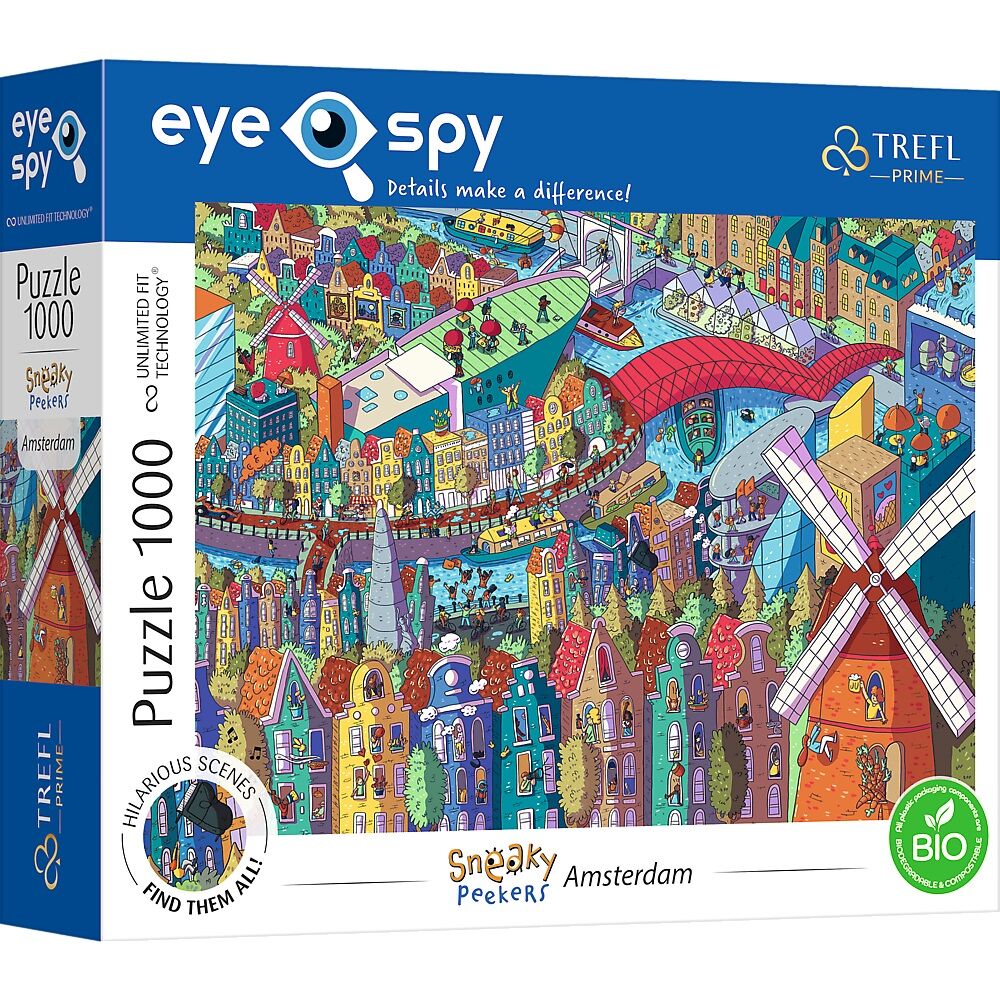 Trefl 1000 Parça Puzzle Amsterdam Hollanda (68,3x48cm)